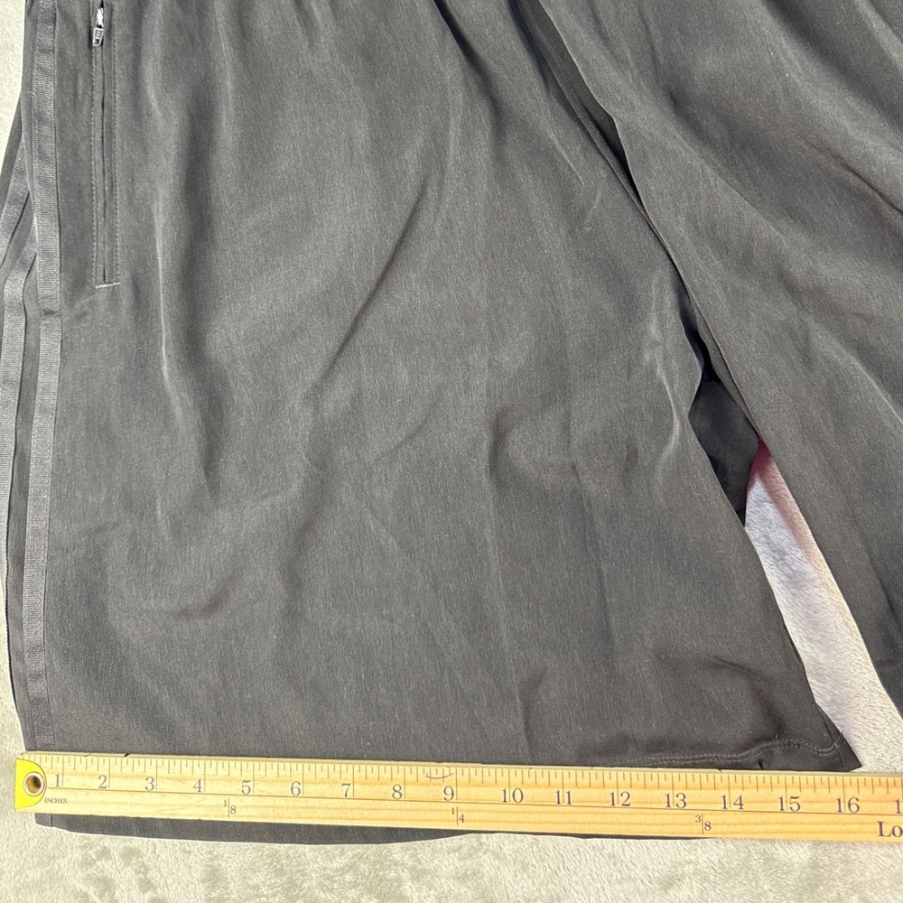 Adidas Shorts Womens L Originals Black 3-Stripe Pink Drawstring EUC - Picture 7 of 10